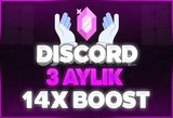 Discord 14x Sunucu Takviyesi 3 Aylık (90 GÜN)