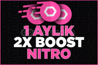 ⭐DiSCORD 1AYLIK 2X BOOSTLU NİTRO⭐