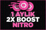 ⭐DiSCORD 1AYLIK 2X BOOSTLU NİTRO⭐