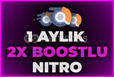 ⭐DiSCORD 1AYLIK 2X BOOSTLU NİTRO⭐