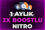 ⭐DiSCORD 1AYLIK 2X BOOSTLU NİTRO⭐