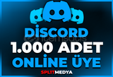 ⭐️DİSCORD 1K ONLİNE ÜYE + GARANTİ⭐️