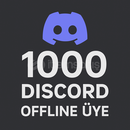 DİSCORD 1OOO OFFLİNE ÜYE!
