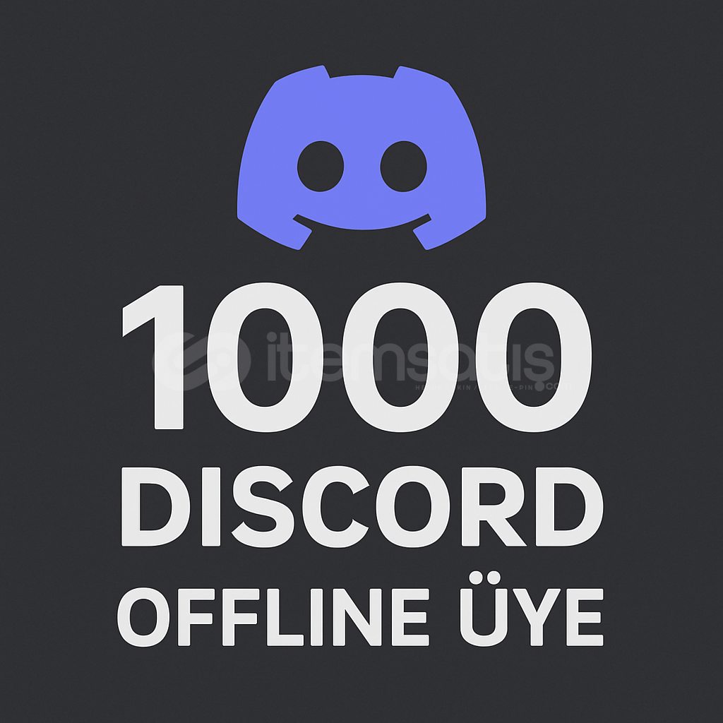 DİSCORD 1OOO OFFLİNE ÜYE! DİSCORD 1OOO OFFLİNE ÜYE!