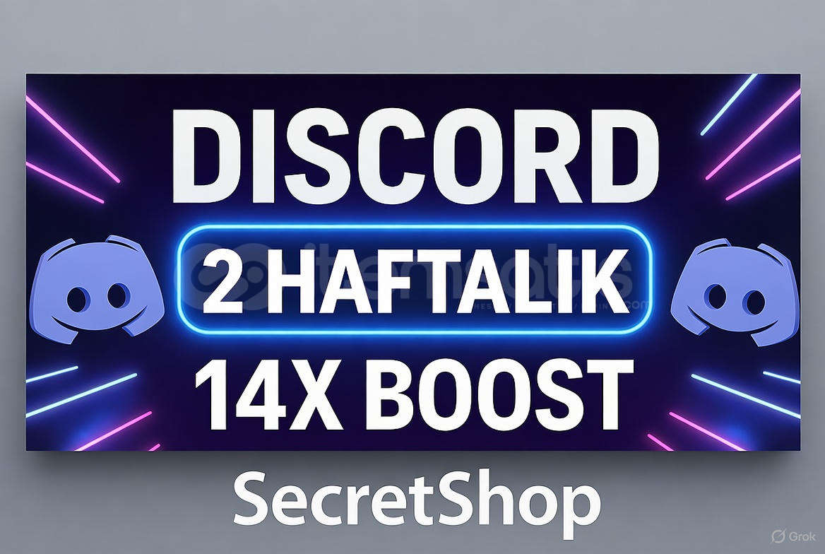 Discord 2 Haftalık 14x Boost Discord 2 Haftalık 14x Boost