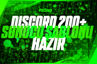 ⭐DISCORD 200+ HAZIR SUNUCU ŞABLONU(DENENDİ)⭐