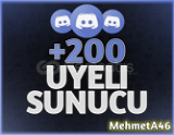 Discord +200 Üyeli El Emeği Sunucu FIRSAT ÜRÜNÜ