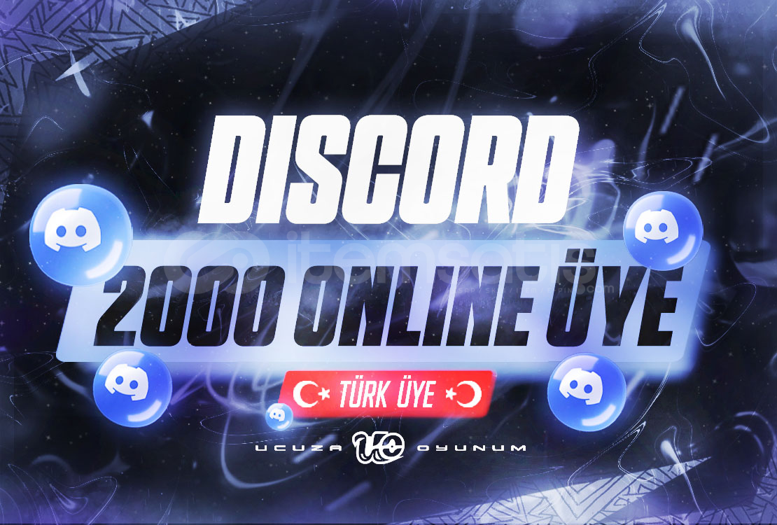 ⚡ | Discord 2000 Adet %100 Türk Online Üye ⚡ | Discord 2000 Adet %100 Türk Online Üye