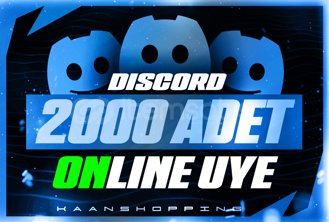 ⭐Discord 2000 Adet ONLİNE Üye ⭐Discord 2000 Adet ONLİNE Üye