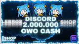 ⭐Discord 2.000.000 OwO Cash [Anında Teslimat]