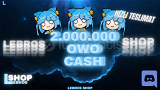 Discord 2.000.000 OwO Cash (Ban Risksiz)