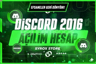 ⭐DİSCORD 2016 AÇILIM HESAP⭐