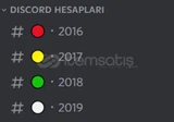 Discord 2017 Hesap | %50 İNDİRİM ✅