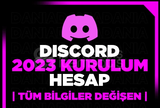 ⭐Discord 2023 Hesap | Garanti