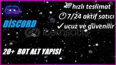 DİSCORD 20den fazla BOT ALT YAPISI