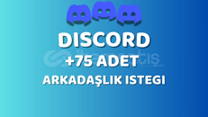 DİSCORD +75 ADET ARKADAŞLIK İSTEĞİ