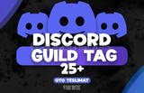 DISCORD +25 GUILD TAG (ÇALIŞAN)