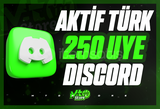 ⭐ DİSCORD 250 7/24 AKTİF TÜRK ÜYE ⭐