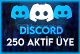 ⭐️DİSCORD 250 7/24 AKTİF ÜYE (OTO TESLİM)