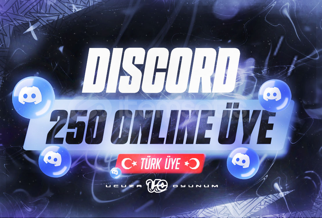 ⚡ | Discord 250 Adet %100 Türk Online Üye ⚡ | Discord 250 Adet %100 Türk Online Üye