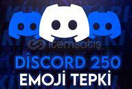 ⭐️ DİSCORD 250 EMOJİ TEPKİ (OTO TESLİM)
