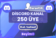 DISCORD 250 KANAL ÜYE / GARANTİLİ