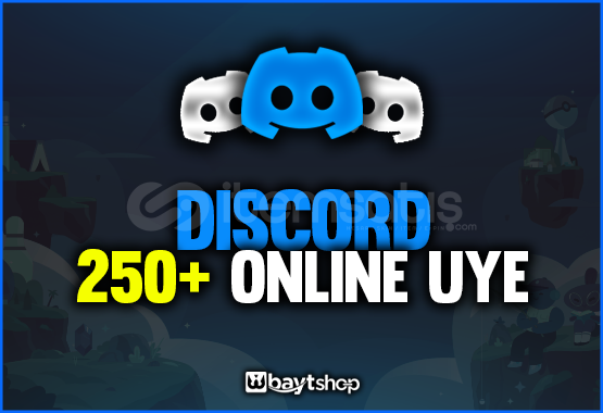 DİSCORD 250 ONLİNE ÜYE DİSCORD 250 ONLİNE ÜYE