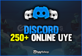 DİSCORD 250 ONLİNE ÜYE