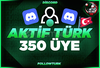 ⭐DİSCORD 350 TÜRK AKTİF ÜYE ⭐