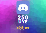 DİSCORD 250 ÜYE - DÜŞÜŞ YOK