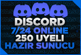 ⭐ Discord 250 Üyeli Hazır Sunucu ⭐