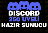 ⭐ Discord 250 Üyeli Hazır Sunucu ⭐