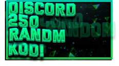 Discord 250x Random Kod!