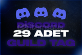 Discord 29 Adet Guild Tag