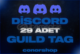 Discord 29 Adet Guild Tag