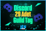 Discord 29 Adet Kaliteli Guild Tag