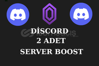 Discord 2x Boost ( 1 AY ) Discord 2x Boost ( 1 AY )
