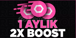 Discord 2x Boost AYLIK EN UCUZU
