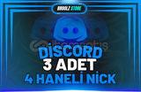 ⭐DİSCORD 3 ADET 4 HARFLİ NİCKNAME⭐