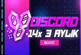 Discord 3 Aylık 14x Boost