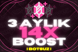 ⭐ | DİSCORD 3 AYLIK 14X BOOST