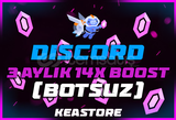 Discord 3 aylık 14x Boost [BOTSUZ] K&S