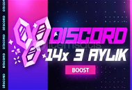 ⭐️ Discord 3 Aylık 14x Boost | ANINDA