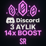Discord 3 Aylık 14x Boost | Hızlı Teslimat