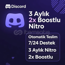 Discord 3 Aylık 2x Boostlu Nitro Alma Methodu