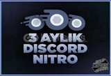 Discord 3 Aylık Nitro