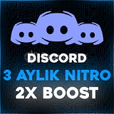 Discord | 3 Aylık Nitro 2x Boost |