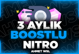 ⭐3 Aylık Nitro + 2x Boost | Oto Teslim