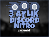 ⭐️Discord 3 Aylık Nitro + 2x Boost | GARANTİLİ✅