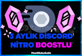 ⭐Discord 3 Aylık Nitro+Boost⭐